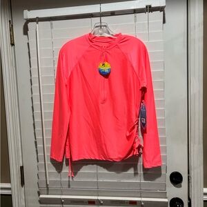 Free Country Hot Pink Half-Zip Pullover